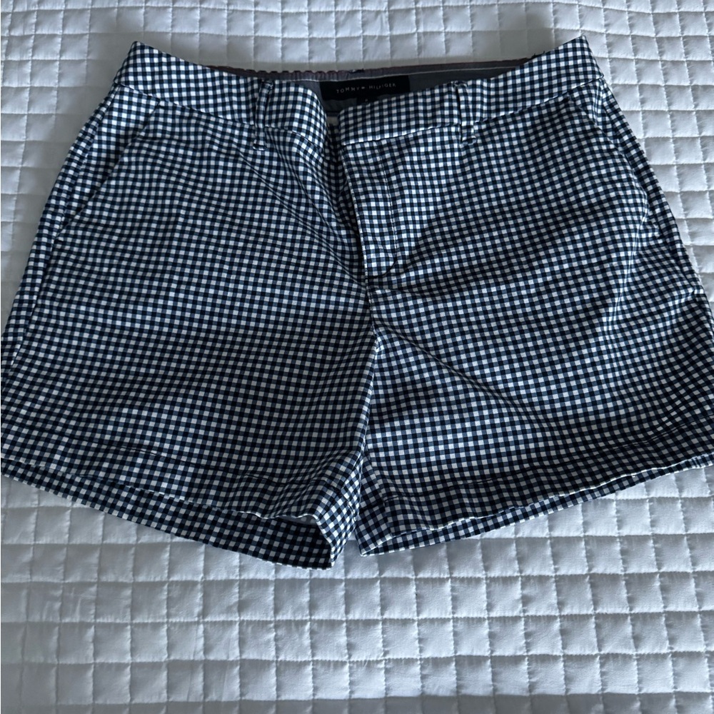 NWOT Tommy Hilfiger Blue and White Shorts Size 8